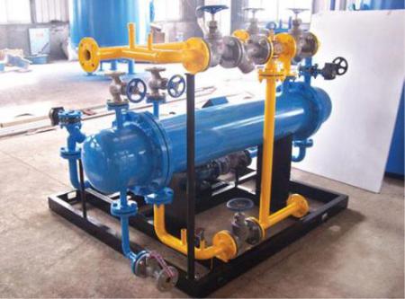 汽水換熱機(jī)組安裝現(xiàn)場(chǎng)